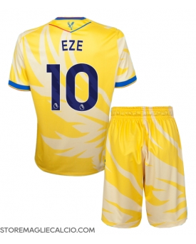 Crystal Palace Eberechi Eze #10 Maglia Gara Trasferta Repliche 2024-25 Bambino Maniche Corte